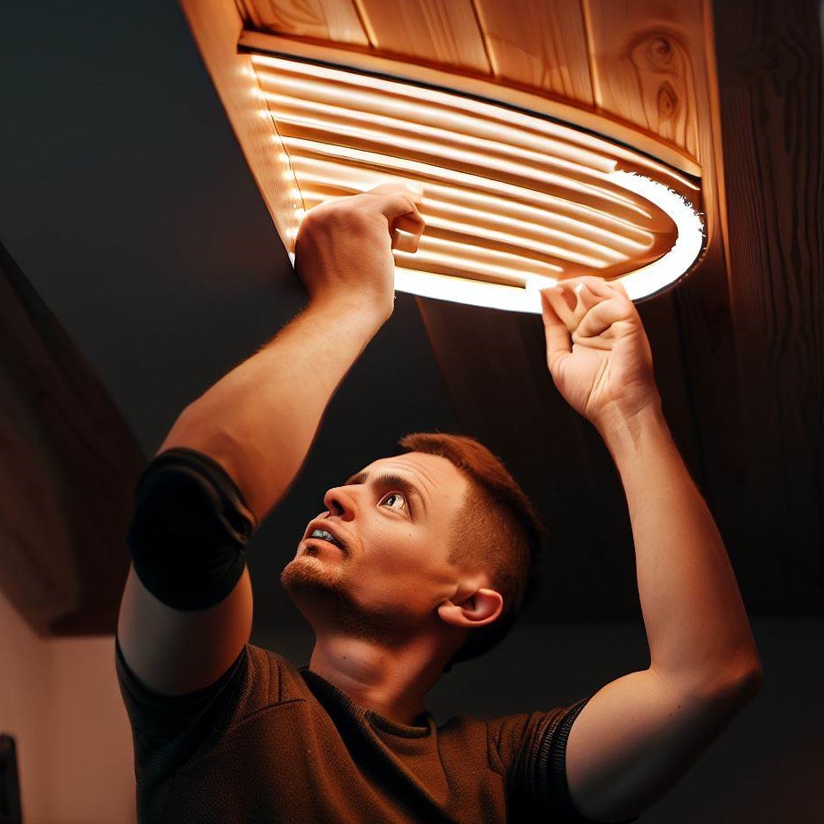 Jak zrobić oświetlenie w podbitce dachu